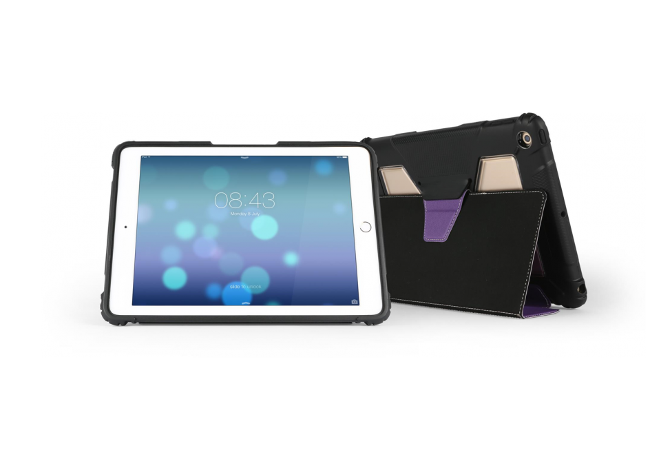 Genius Case Shell for Apple New iPad Gen 5/ Gen 6 (Purple)